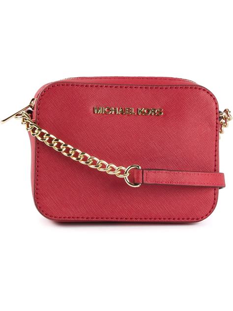 michael kors jet set crossbody red|Michael Kors jet set collection.